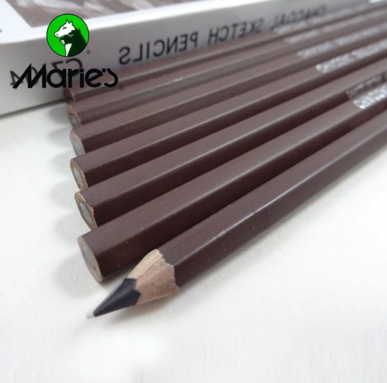 铅笔马利特高考受欢迎反光亚光绘画炭墨14b利特铅笔