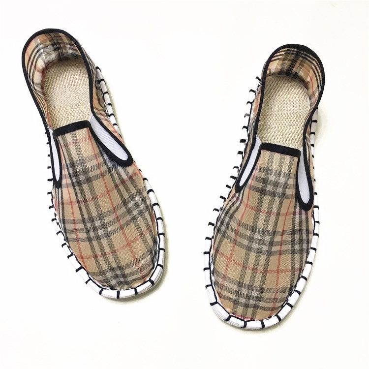 夏季镂空网面西山布鞋空调情侣懒人社会人鞋布鞋