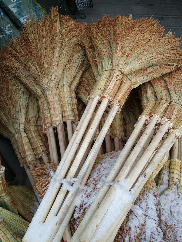 加厚加大手工老式高粱长杆扫地环卫物业清洁扫把