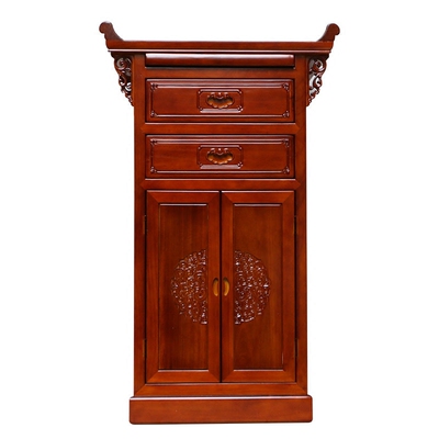 家用成佛具高棉花神台供台佛台实木现代简约如意供佛供桌