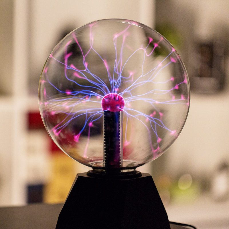 8寸蓝牙电离子魔灯辉光球闪电球离子球静电水晶魔法球电球感应球