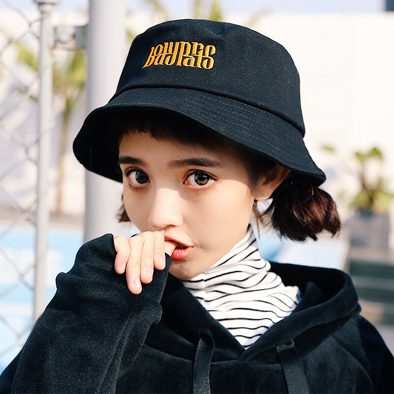 渔夫帽女春秋韩版帽子女百搭防晒遮阳帽秋冬文艺可爱软妹日系ins