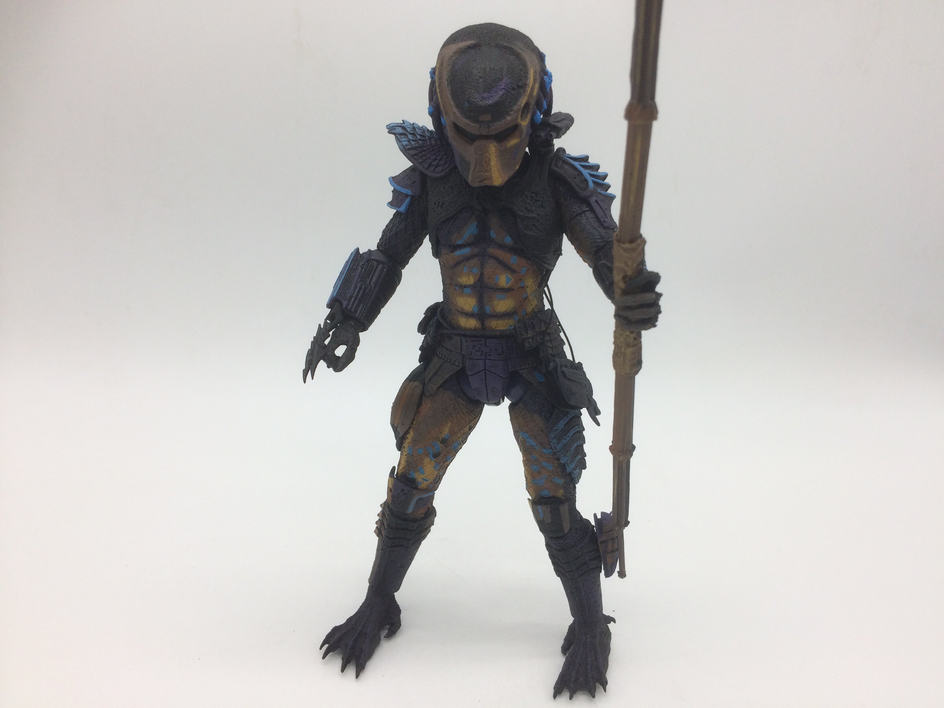 铁血neca大战异形坏血avp战士长老独狼7寸潮玩盲盒