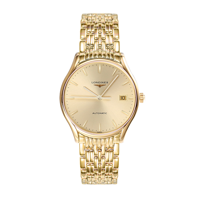 瑞士浪琴律雅全球联保自动机械男手表精钢时尚腕表L4.860.2.32.8