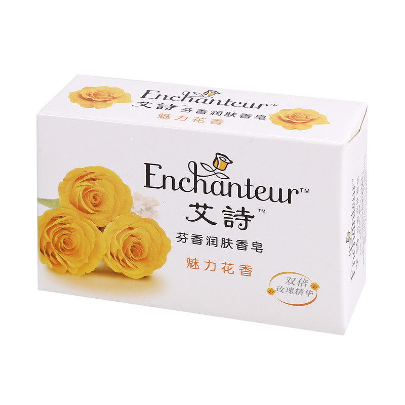 enchanteur艾诗芬香润肤香皂120g魅力花香香皂