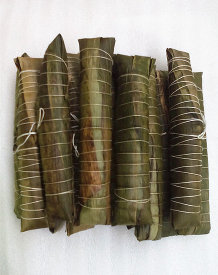 粽子广西灵山灰水新鲜制作碱水粽粘端午节手工粽子