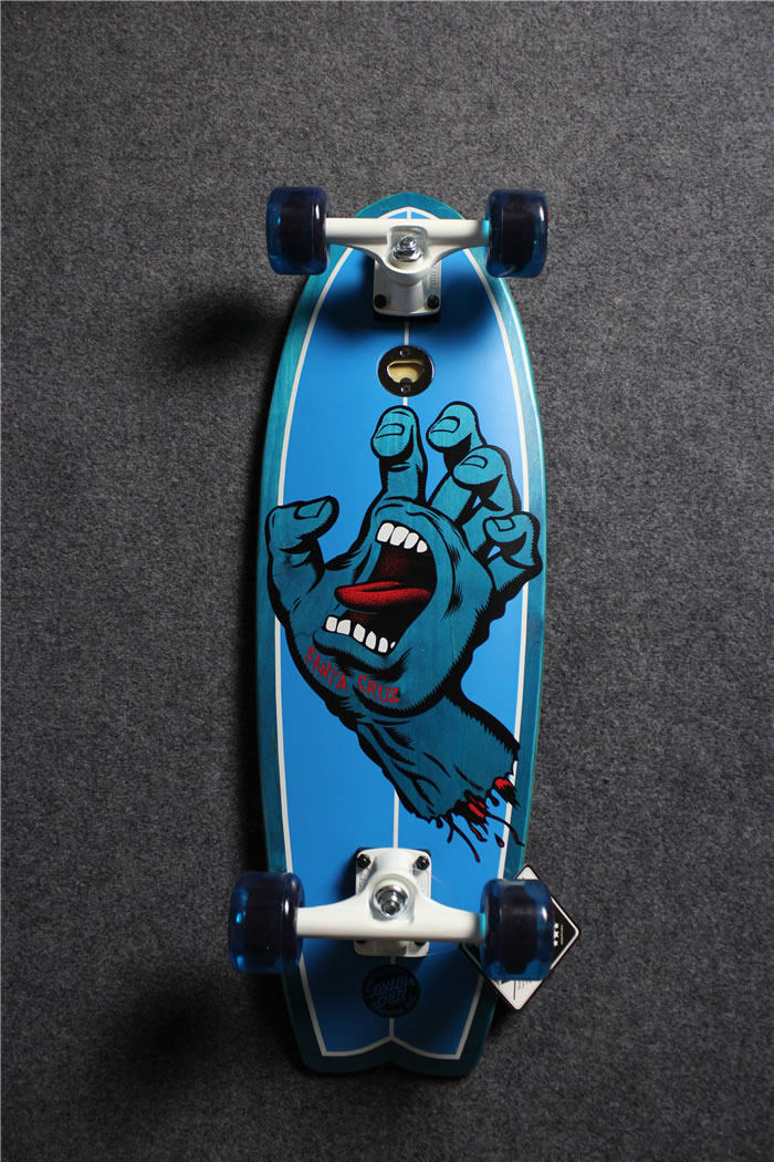 santacruz公路进口枫木小鱼滑板大鱼香蕉木质滑板