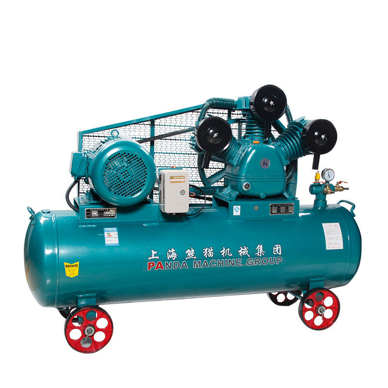 上海电机三缸全铜熊猫空气压缩机75kw充气泵空压机气泵冲气泵