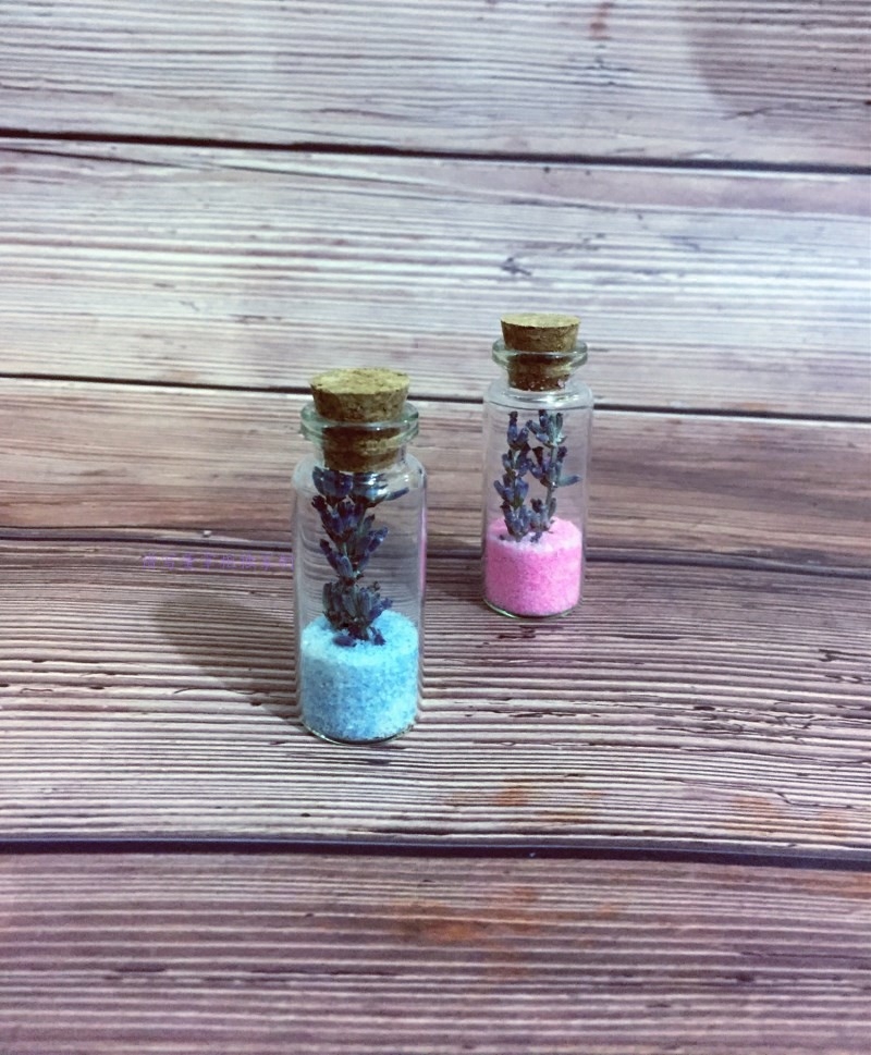 薰衣草电视剧同款干花透明玻璃特别礼物幸运星许愿幸运星