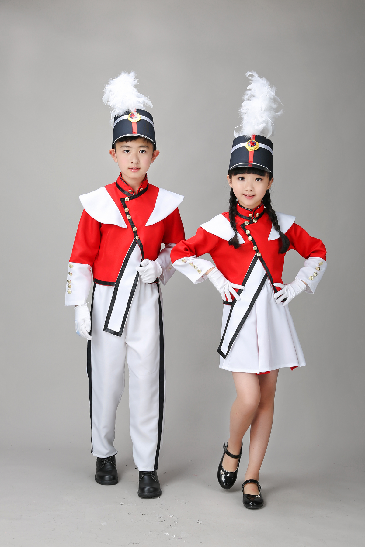 鼓号中小学生仪仗队儿童童升旗手乐队演出服幼儿园队服儿童演出服