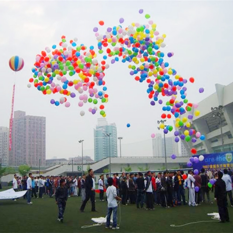 气球放飞网兜大型商场活动开业圣诞网红婚礼可以飘空气球