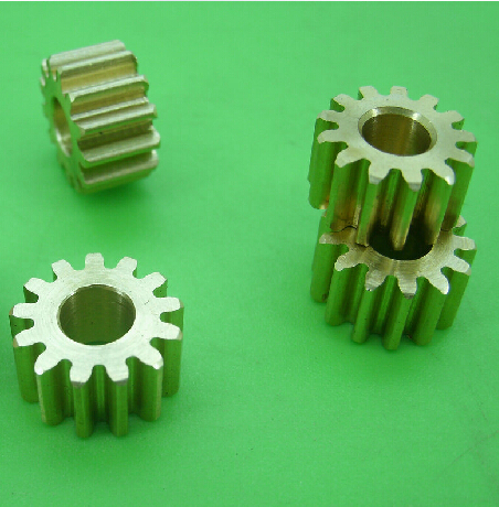 小模配套齿内孔模数齿轮电机步进黄铜金属精密齿轮