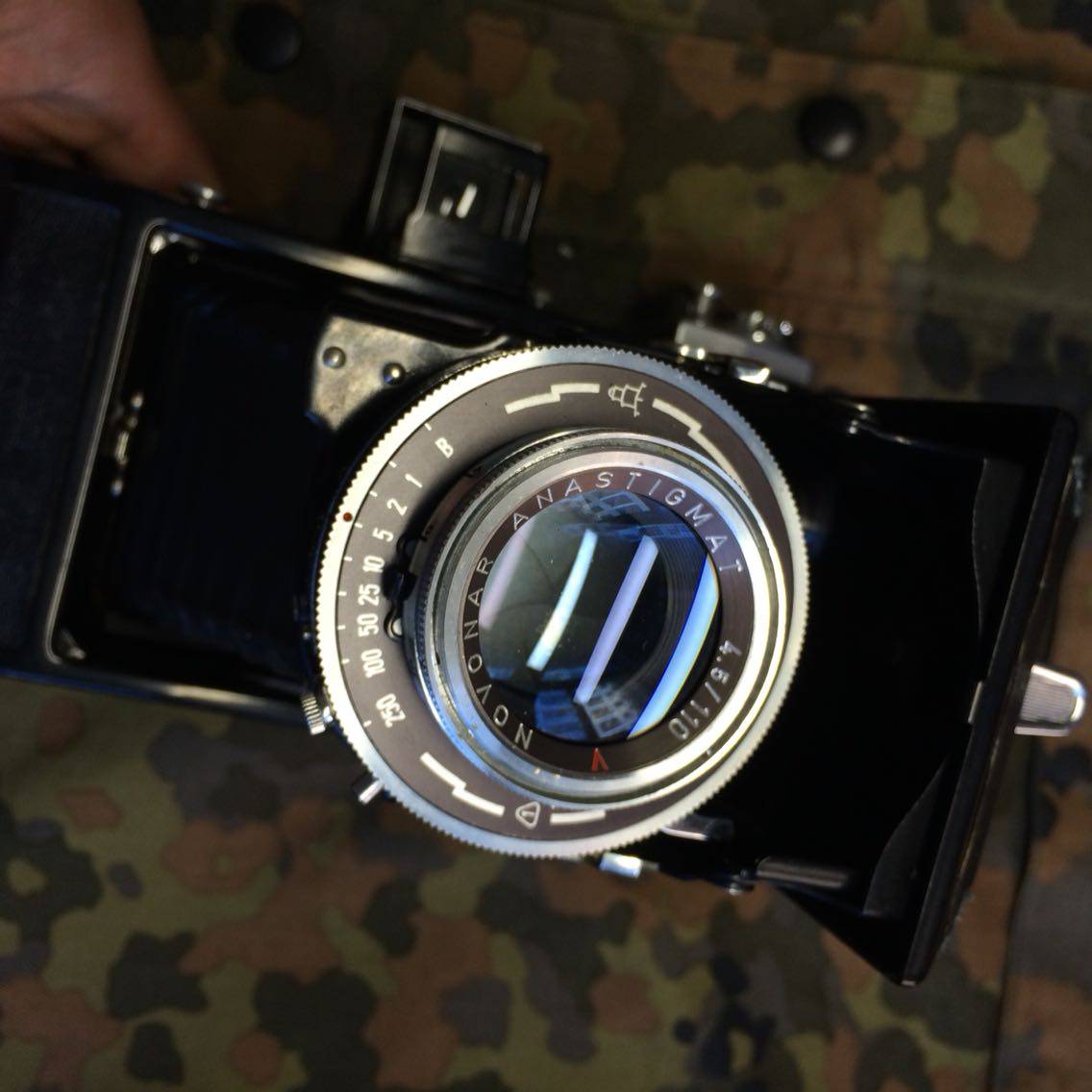 zeiss蔡司皮腔120胶片胶卷菲林中古复古相机功能好镜片佳 红v镜头