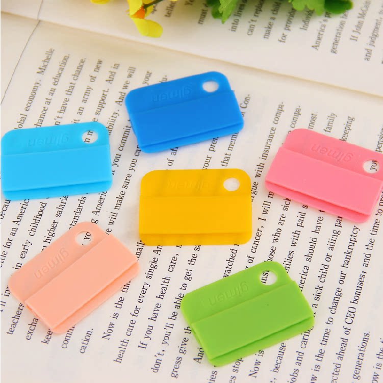 巨门文具彩色多功能分页试卷分类创意书签相片文件夹
