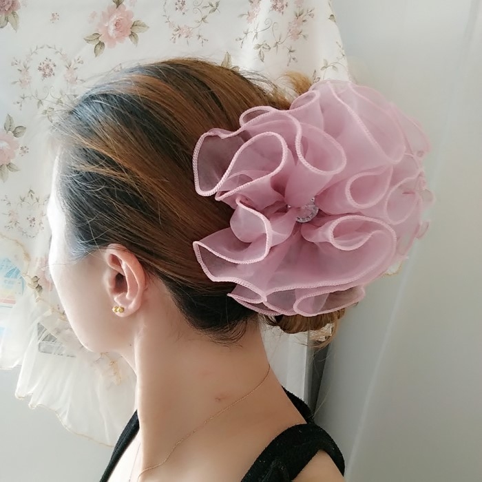 特大号花朵发夹夸张发抓夹韩版新款盘发发饰品头花发饰