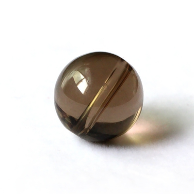 7a级天然茶水晶散珠烟水晶墨晶单珠茶晶手链男茶晶刻面方形包邮