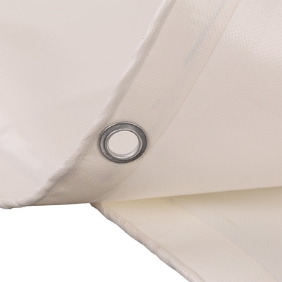 户外加厚白色雨布篷布防水防晒刀刮布油布帆布苫布遮雨棚布牛津布