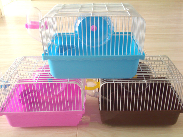 仓鼠笼子包邮小田园手提简易便携内置用品基础笼子