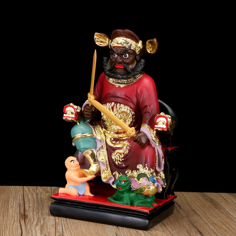 钟馗神像门神钟天师道教神像赐福镇宅圣君摆件12寸包邮