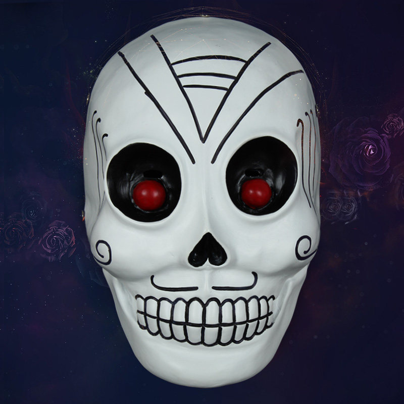 收获日骨头小丑面具payday万圣节影视恐怖系列树脂个性拍摄骷髅头