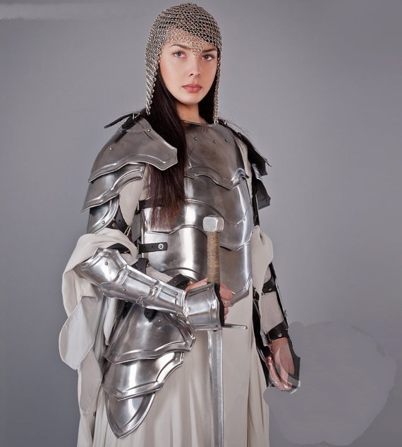 medieval乌克兰代购手作复古梦幻勇敢天使钢铁女甲cosplay女装