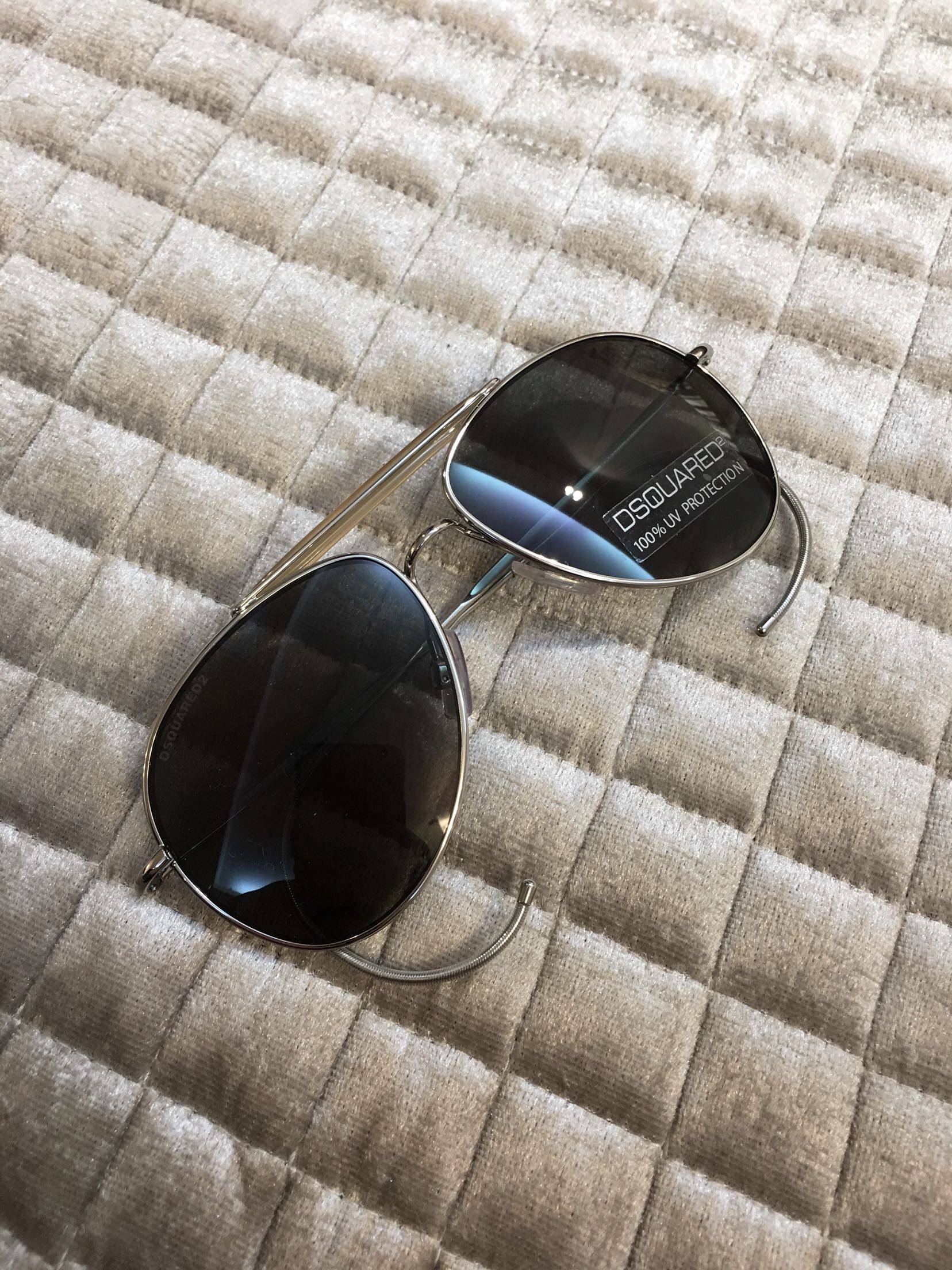 德国dsquared2金属男士飞行员太阳眼镜墨镜可替换镜腿太阳眼镜