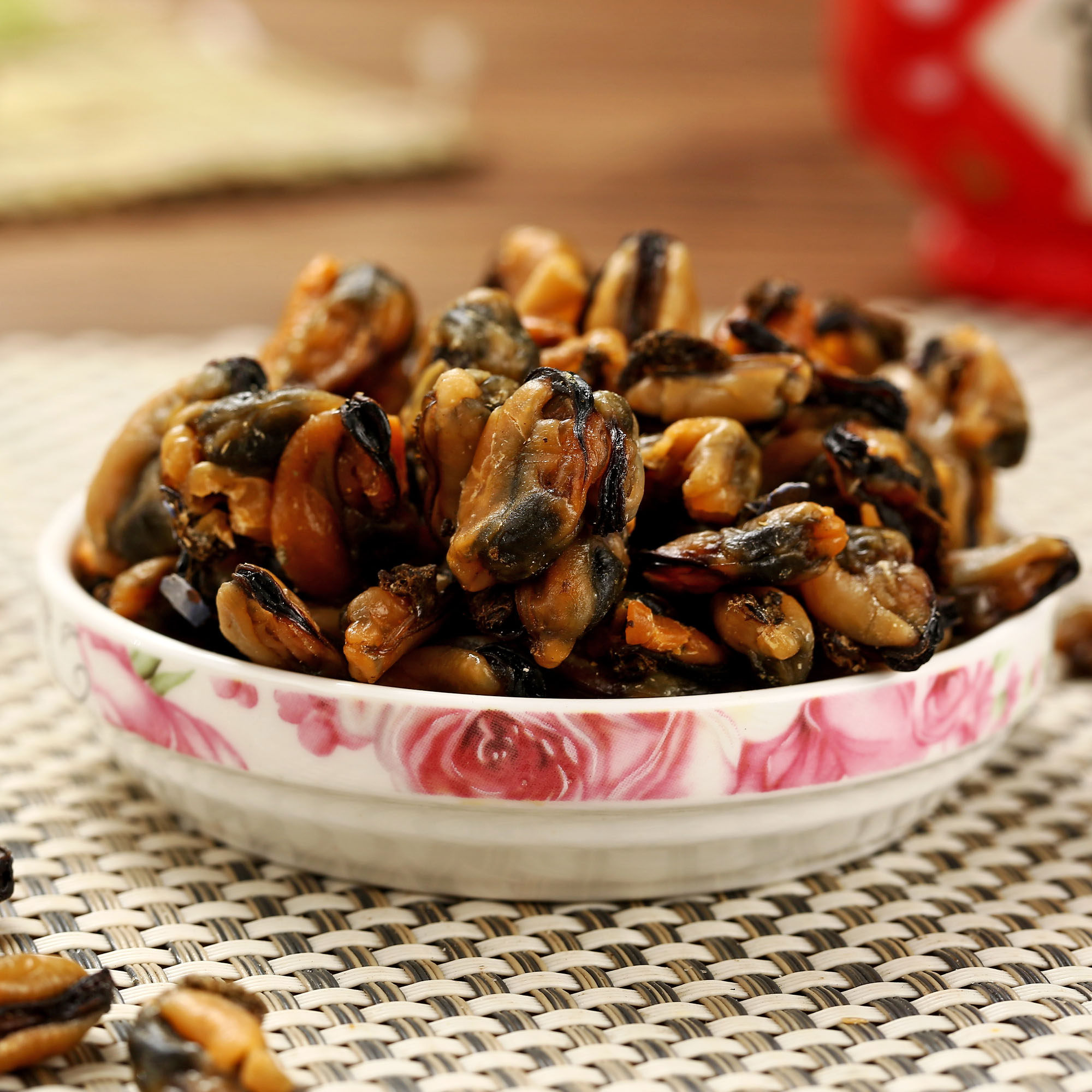 野生肥美淡菜青口贻贝海虹淡干海产干货贝类制品