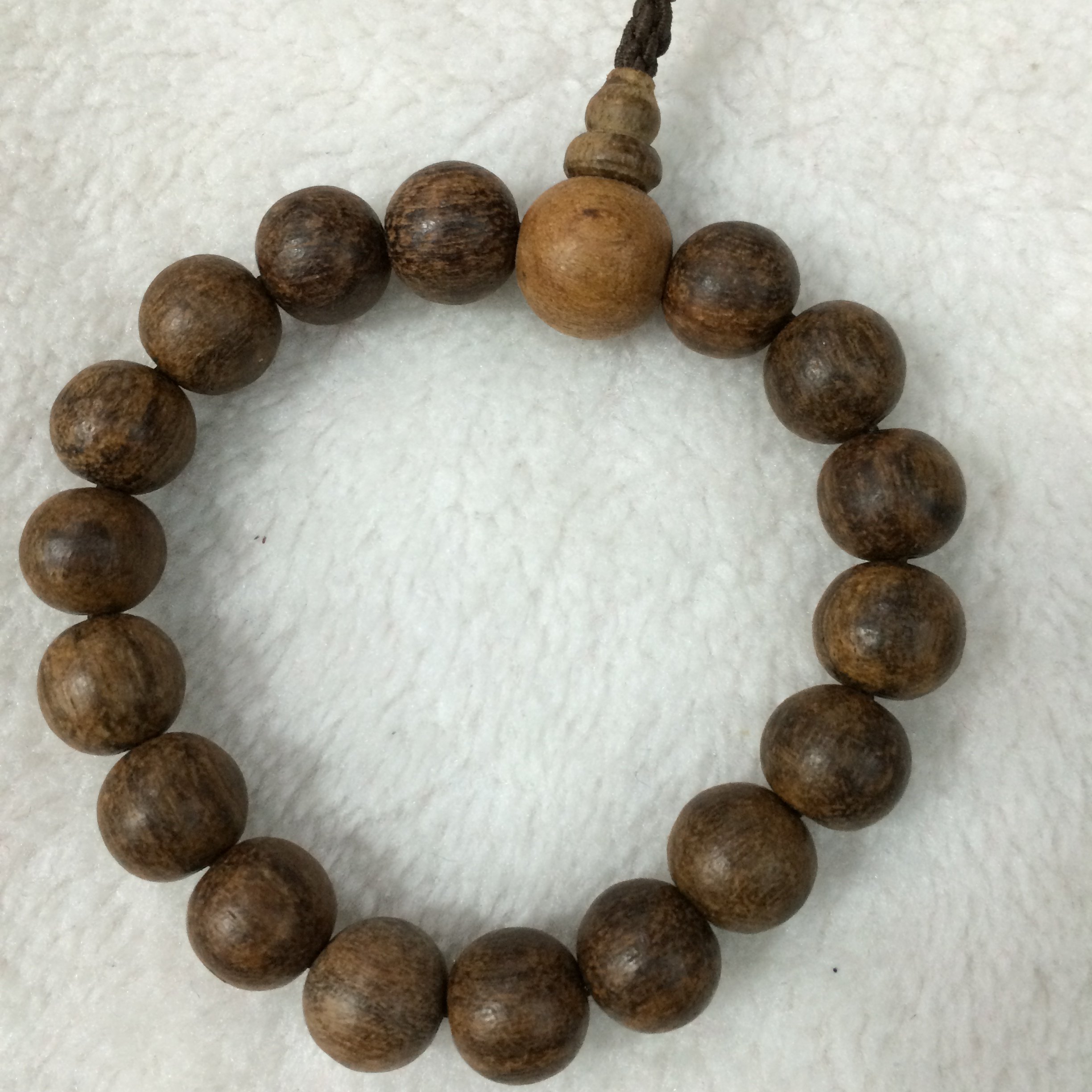 天然保真越南沉香手串男女女士木料佛珠沙沉手串