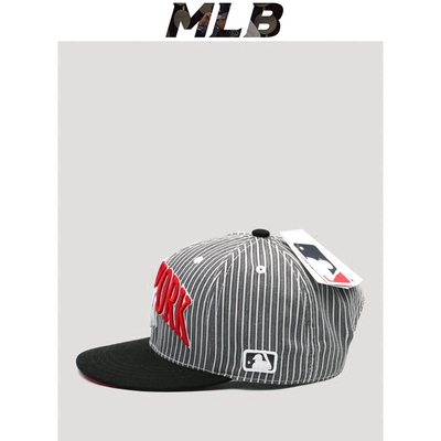 mlb帽子棒球帽专柜正品男女春夏潮刺绣ny嘻哈帽子潮牌遮阳平檐帽