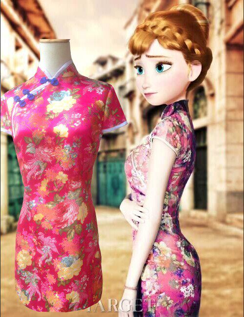 连衣裙冰雪奇缘缘公主女装特色旗袍动漫cosplay服装cosplay女装