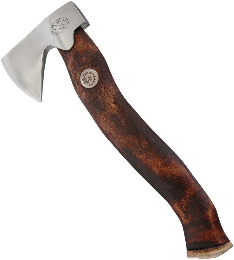 瑞典karesuandounnaaksu棕色猎人手斧印第安斧头工兵斧