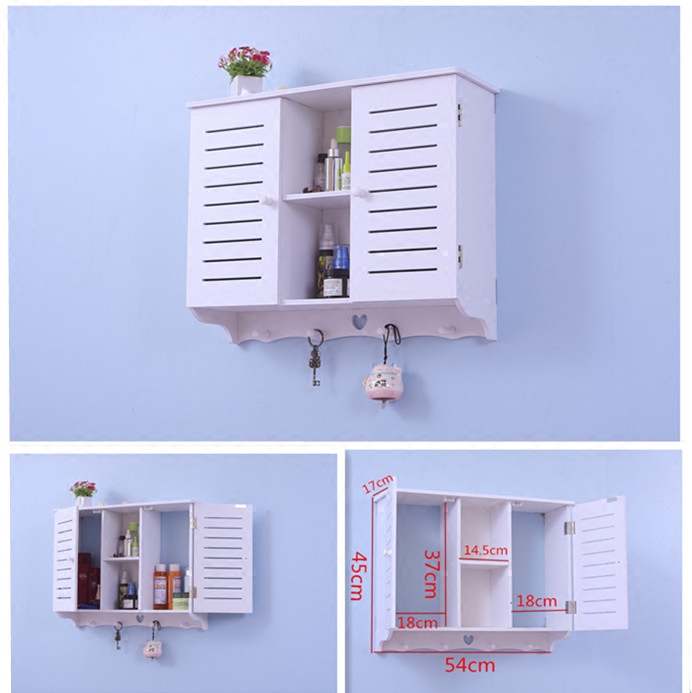 防水卫生间浴室吊柜壁柜收纳置物架挂柜洗手间卫浴吊柜