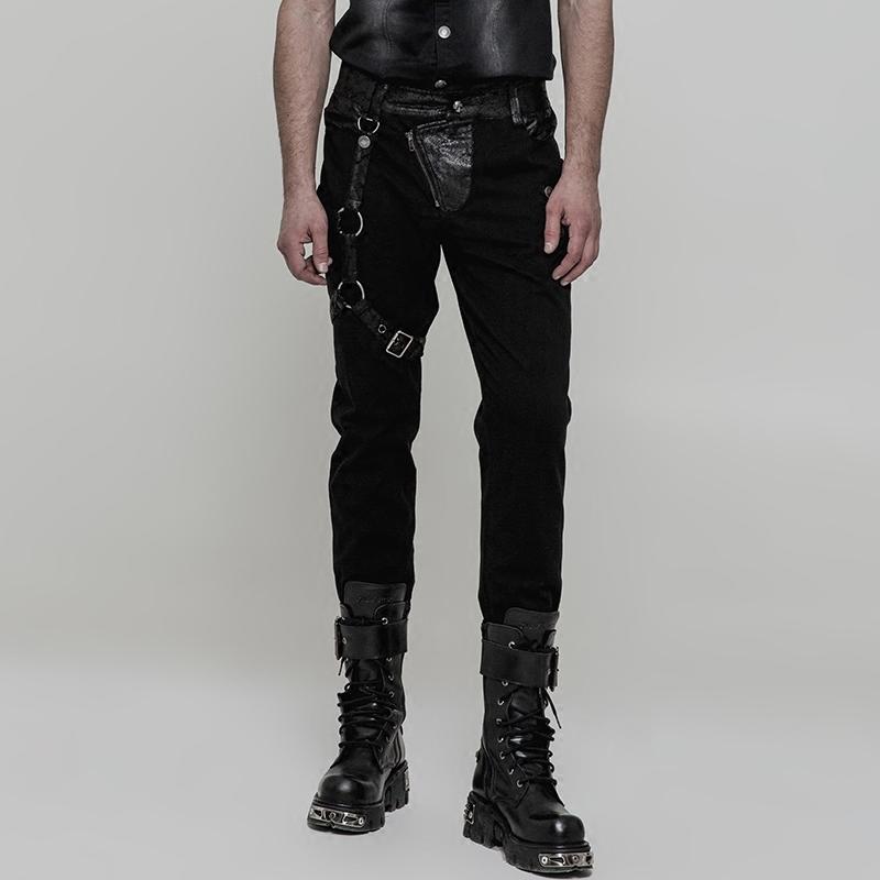 魔叹punkrave蒸汽朋克steam哥特gothic摇滚rock休闲裤