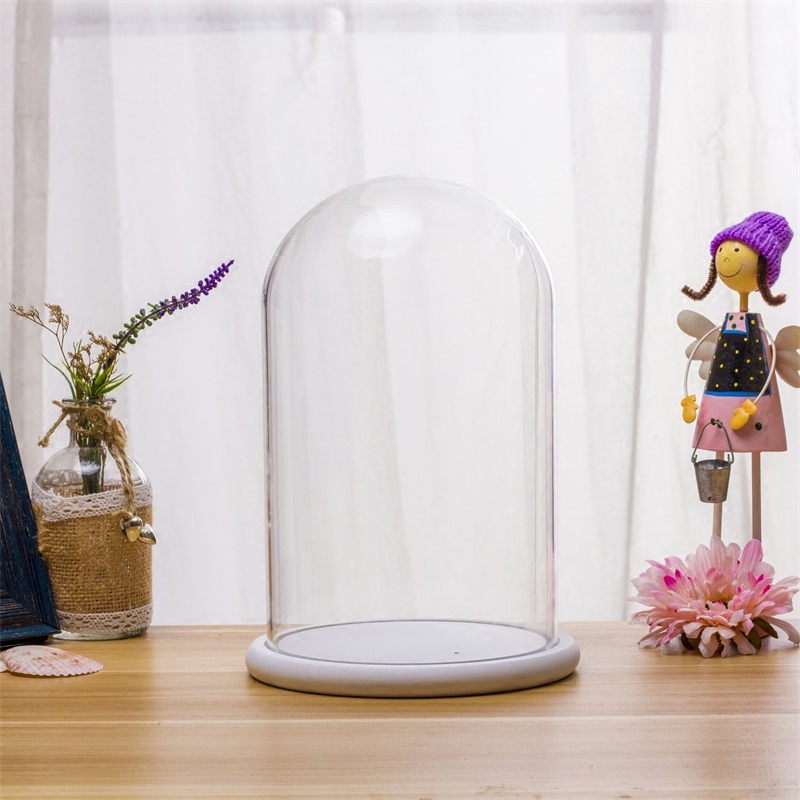 礼物罩子创意永生花玻璃玻璃罩情人节大号模型防尘花瓶