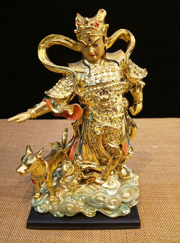 摆件树脂12寸二郎神杨戬二郎真君神像佛像摆件