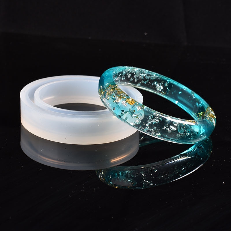 古蝉凰diy水晶滴胶手镯模具手镯硅胶模具高透明镜面模具饰品材料