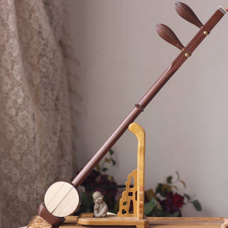 板胡三代传承手工精制老红红木乐器豫剧梆子板胡