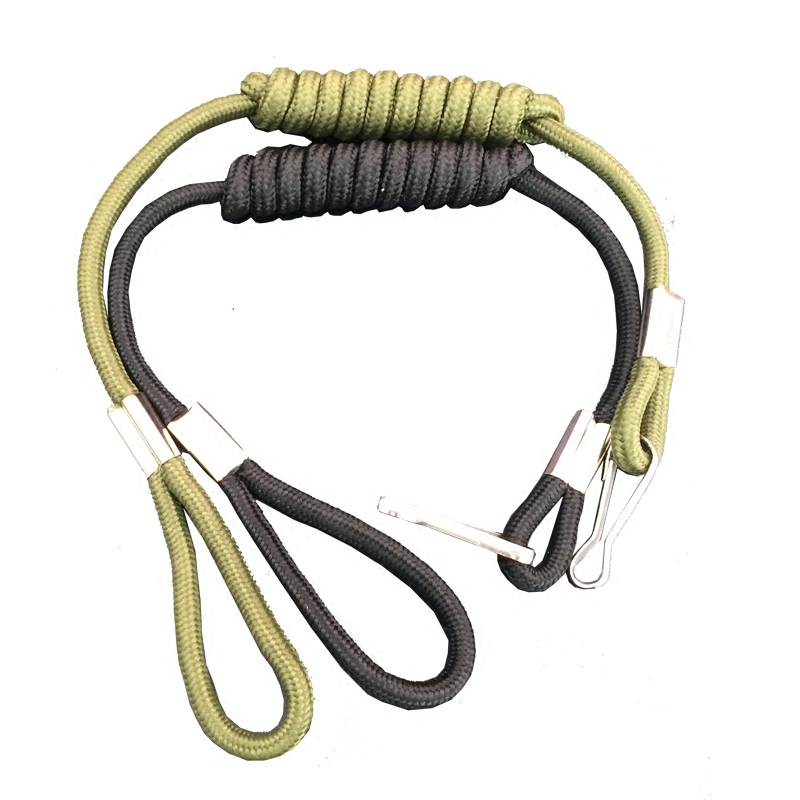 钥匙绳子防丢男士安全纯色腰挂老式怀旧军迷钥匙扣