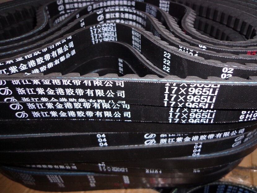 4113三角带齿风扇发电机4110玉柴锡柴适用975li皮带
