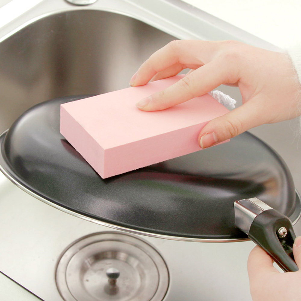 大小清洁刷锅擦锅除垢魔力2块装杜博尔去污强力百洁布