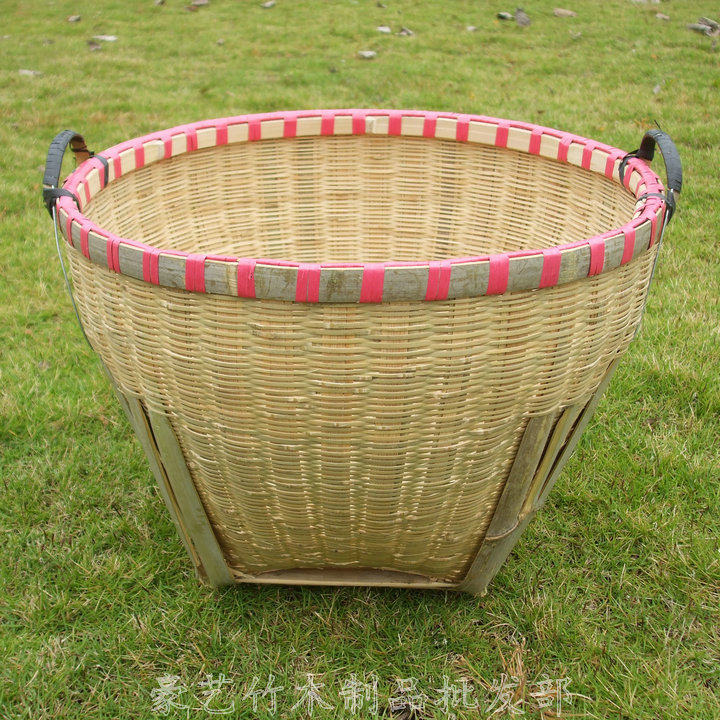 民间工艺竹制品稻箩收纳竹编米萝竹筐箩筐沥水篮竹篮竹编