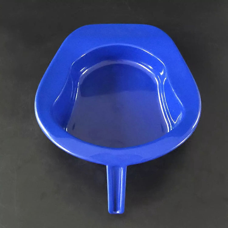 加厚老人卧床便盆男女大便器瘫痪病人床上塑料接便坐便器成人马桶-mc