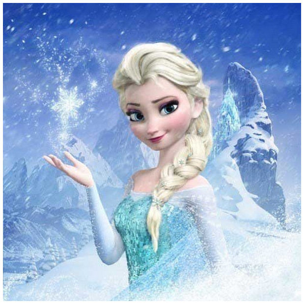 假发冰雪奇缘大辫子头套cosplay动漫长卷卷发艾莎整顶假发