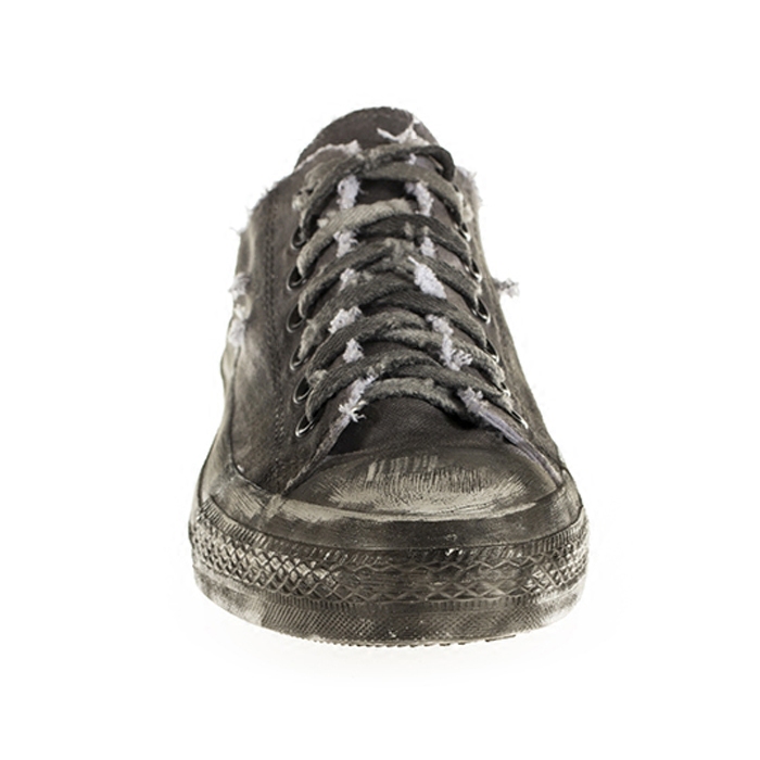 超级手工复古做旧破洞低帮帆布布鞋潮人街头帆布鞋