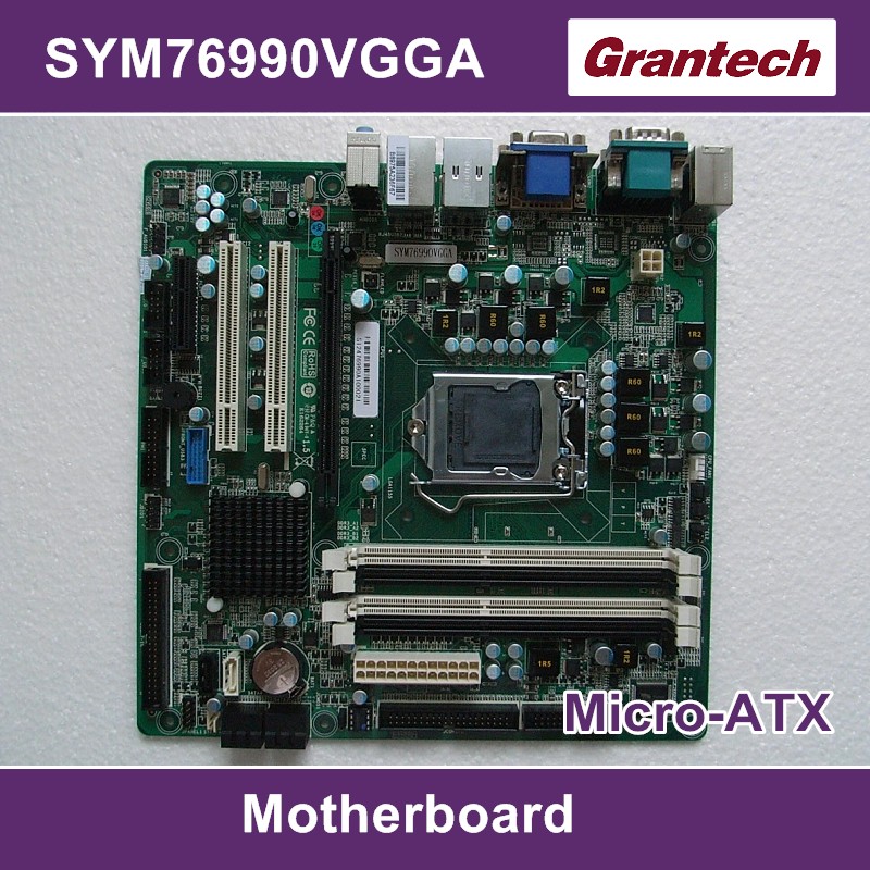 工业级母板#艾讯b75工控机sym76990vgga-vtm 14com串口micro-atx - i