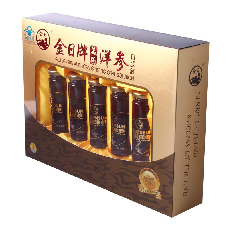 金日牌美国洋参口服液 100ml/瓶*5瓶