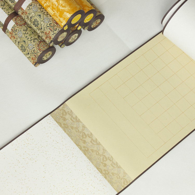 手卷包邮佛教心经空白仿古万年宣纸宣纸