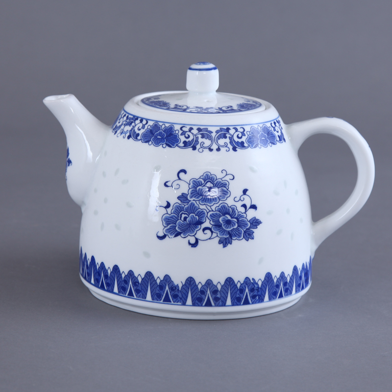 茶壶特价景德镇陶瓷大容量耐热防爆凉水水壶大号青花瓷茶壶