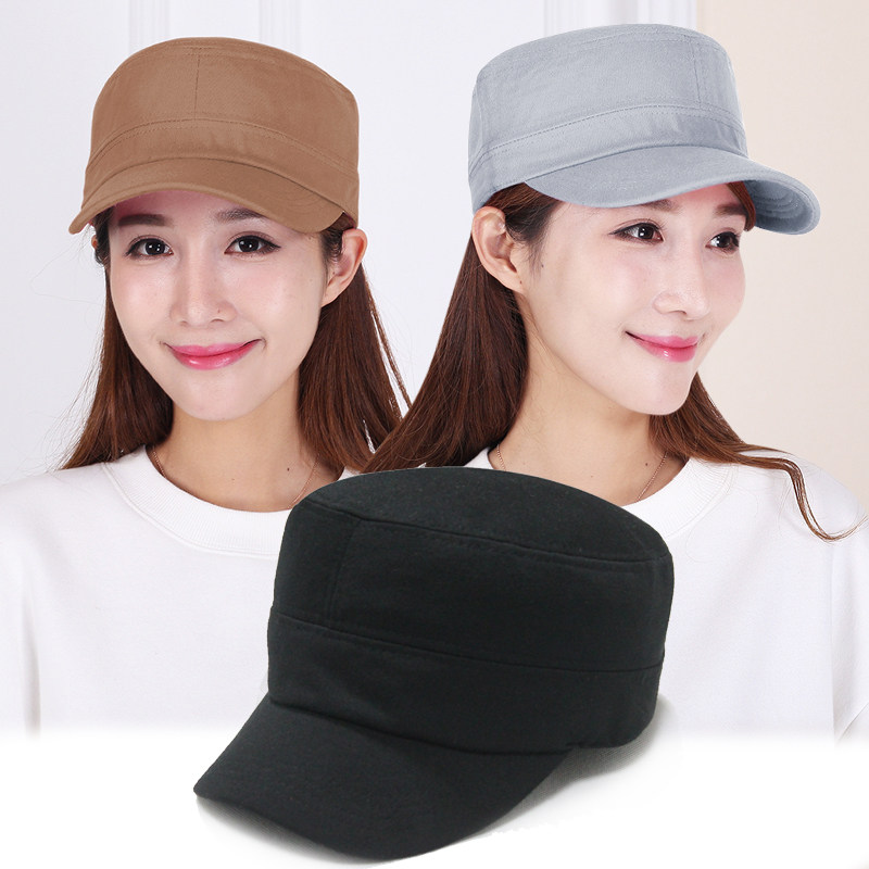 帽子女士春秋秋冬韩版全封口平顶顶帽户外男女帽子