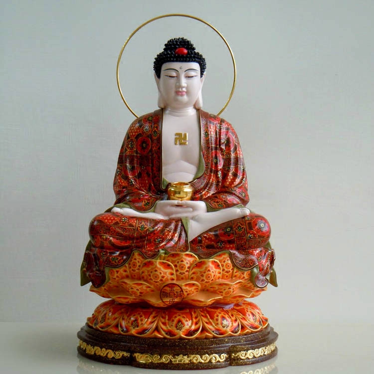 宝成成佛佛教用品台湾宝华纯铜释迦牟尼佛手手工摆件